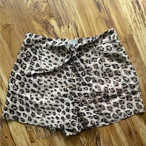 Joie Leopard Shorts